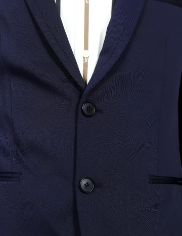 Sacou Zara, bleumarin Albastru