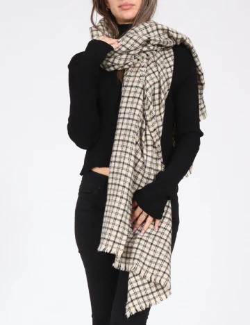 Esarfa Zara, bej Crem