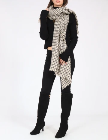 Esarfa Zara, bej Crem