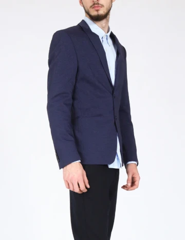 Sacou Zara, bleumarin Albastru