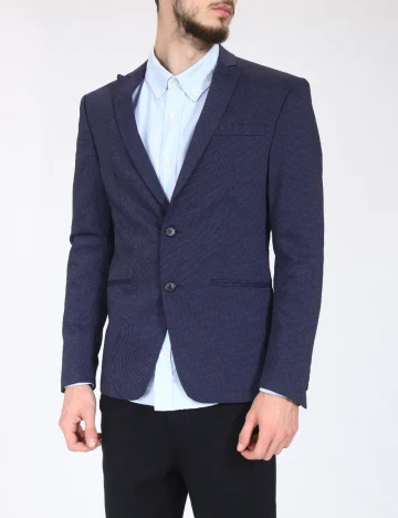 Sacou Zara, bleumarin Albastru