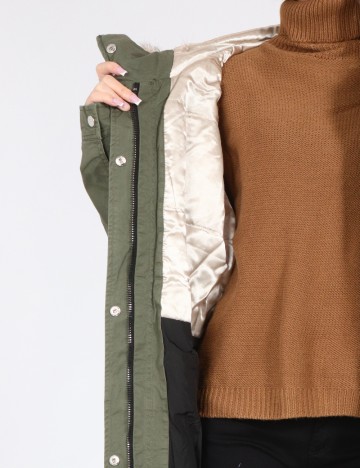 Geaca Pull&Bear, verde deschis