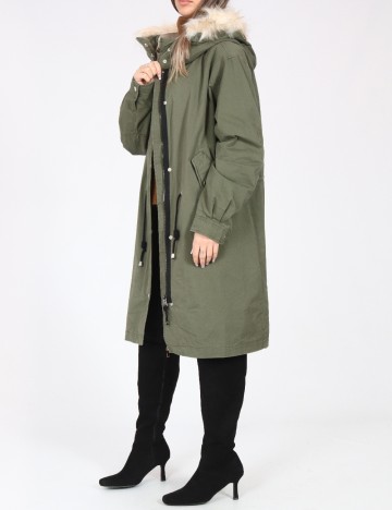 Geaca Pull&Bear, verde deschis