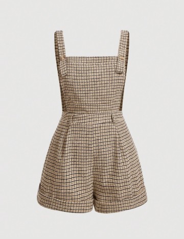 
						Salopeta SHEIN CURVE, maro deschis