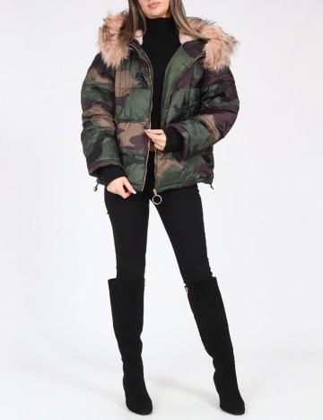 Geaca Pull&Bear, army