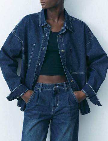 
						Jacheta SHEIN, albastru