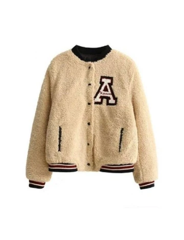 Jacheta Pull&Bear, crem Crem