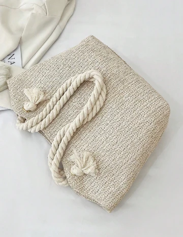 Geanta SHEIN, bej Crem