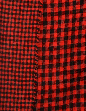 Esarfa Zara, rosu/negru Rosu