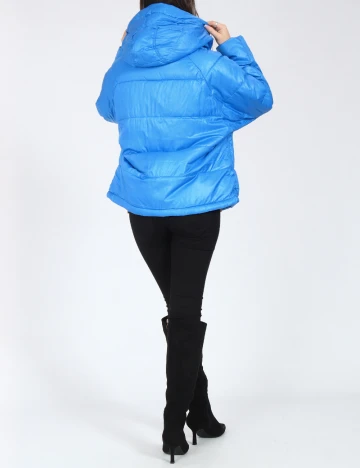 Geaca Oversize Zara, albastru Albastru