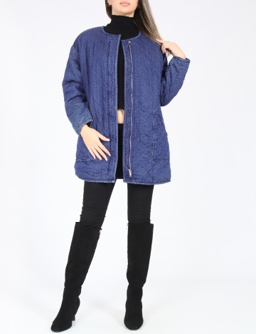 
						Jacheta Pull&Bear, albastru