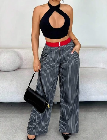 Pantaloni SHEIN, gri Gri