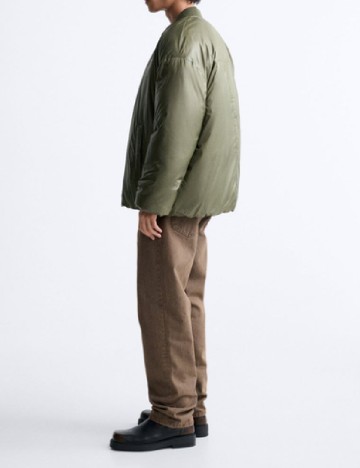 Geaca Oversize Zara, kaki