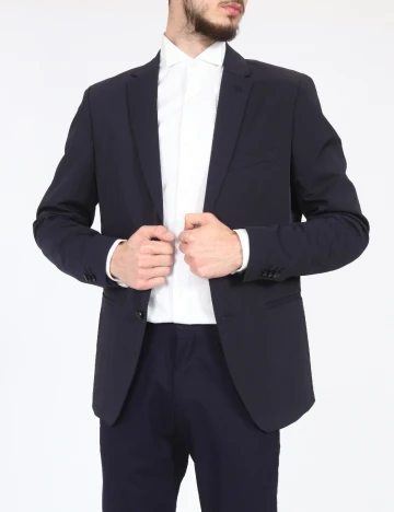 Sacou Zara, bleumarin Albastru