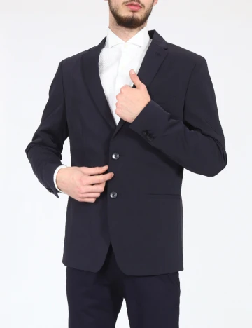 Sacou Zara, bleumarin Albastru