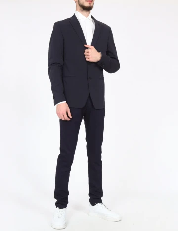 Sacou Zara, bleumarin Albastru