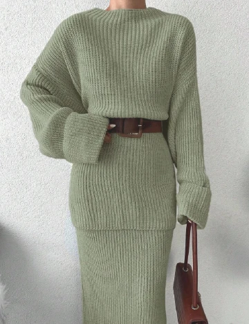 Compleu SHEIN, verde Verde