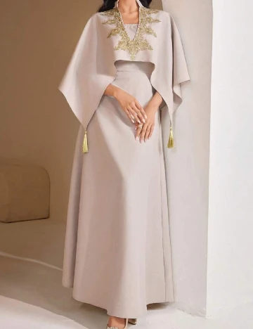 Rochie lunga SHEIN, bej Crem