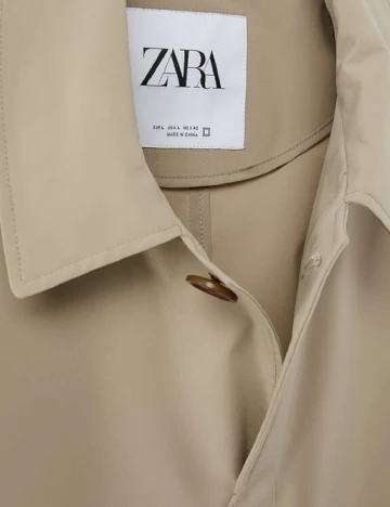 Trench Zara, bej Crem