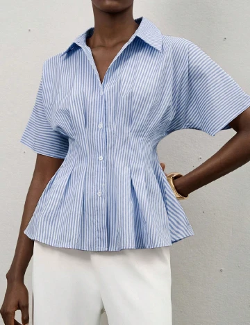 Camasa SHEIN, albastru Albastru