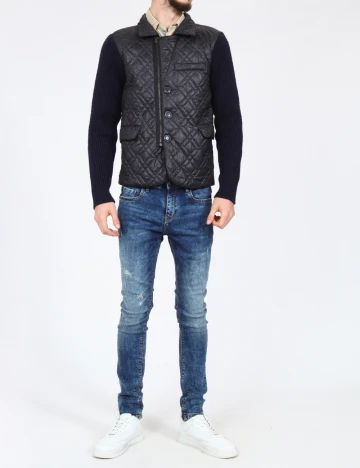 Jacheta Zara, negru/bleumarin Negru