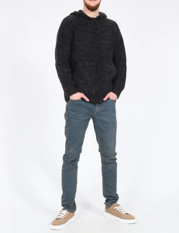 Hanorac Zara, negru Negru