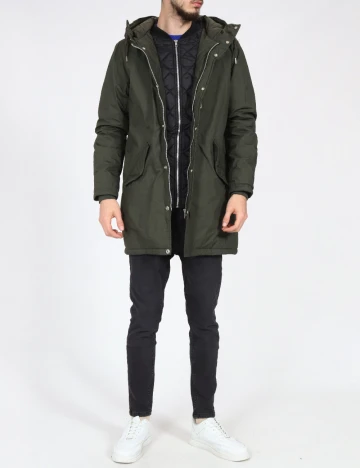 Geaca Pull&Bear, verde Verde