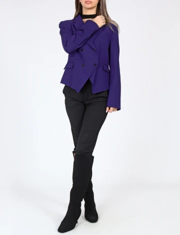 Sacou Zara, albastru Albastru