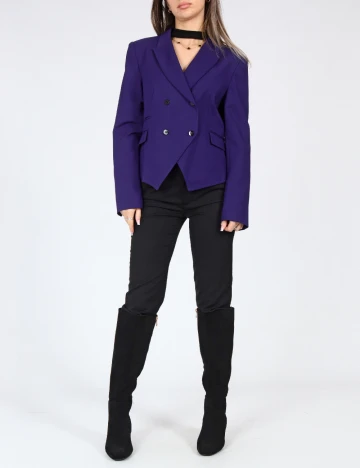 Sacou Zara, albastru Albastru