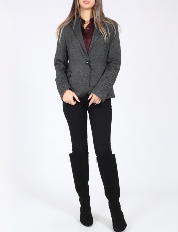 Sacou Zara, gri inchis