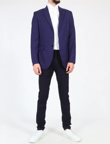 Sacou Massimo Dutti, albastru Albastru