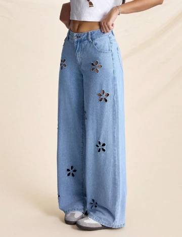 Blugi SHEIN, albastru Albastru