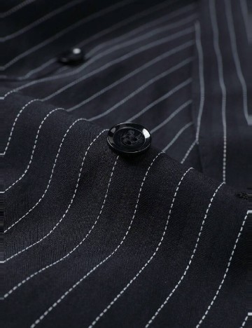 Costum SHEIN Plus Size Men, bleumarin inchis