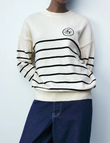 Bluza SHEIN, ecru Alb