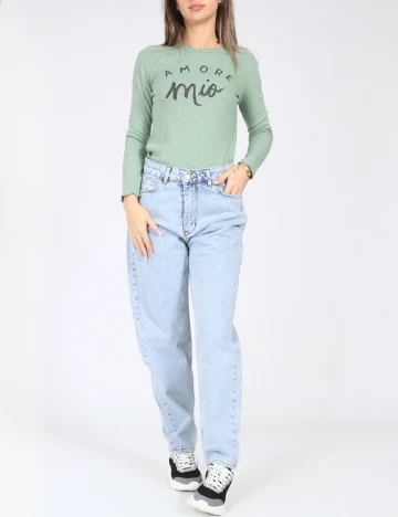 Blugi SHEIN, bleu Albastru