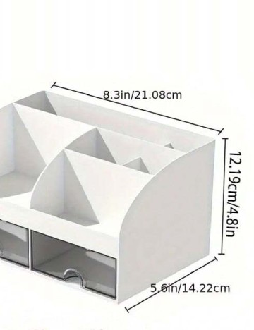 Organizator makeup SHEIN, alb