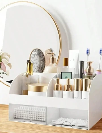 Organizator makeup SHEIN, alb Alb