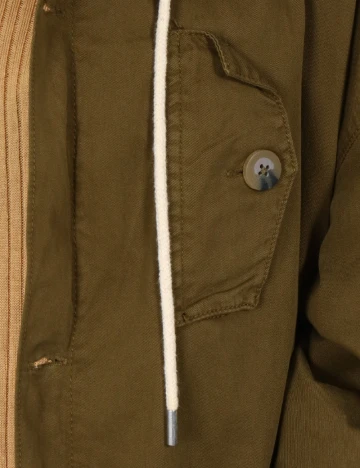 Geaca Zara, kaki Verde