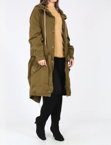 Geaca Zara, kaki Verde