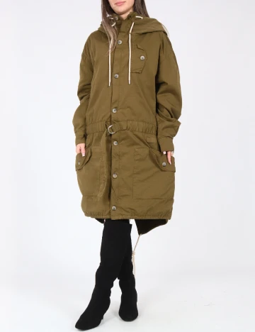 Geaca Zara, kaki Verde