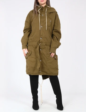 Geaca Zara, kaki Verde