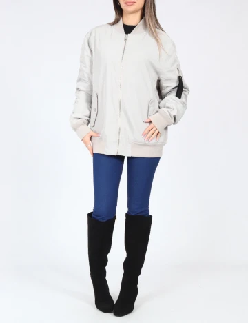 Jacheta Bershka, gri Gri