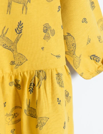 Rochie Cool Club, galben Galben