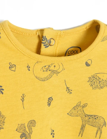 Rochie Cool Club, galben Galben