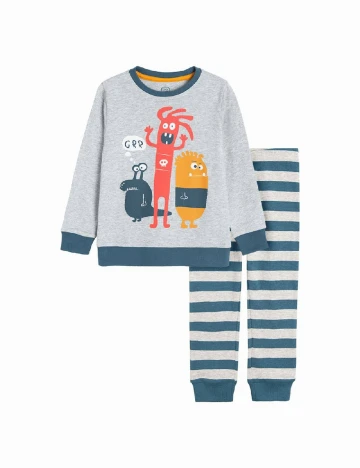 Pijama Cool Club, gri Gri