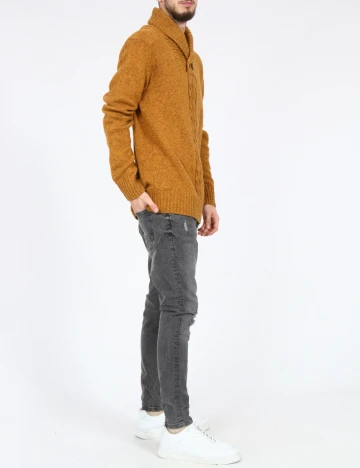 Pulover Pull&Bear, mustar Galben