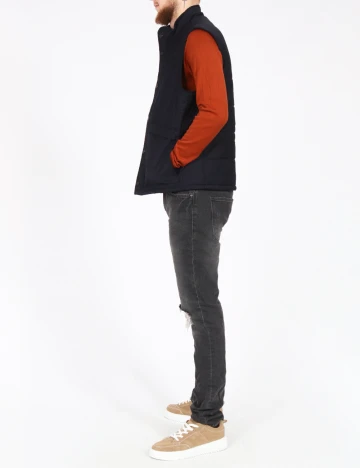 Vesta impermeabila Zara, bleumarin Albastru