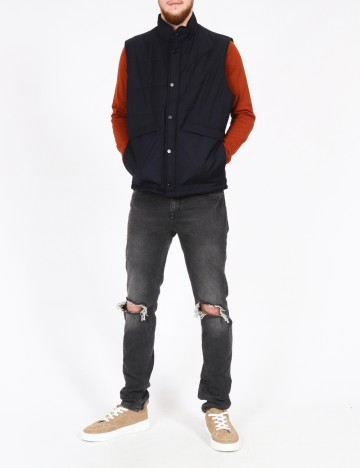 Vesta impermeabila Zara, bleumarin