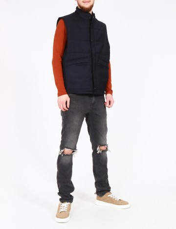 Vesta impermeabila Zara, bleumarin