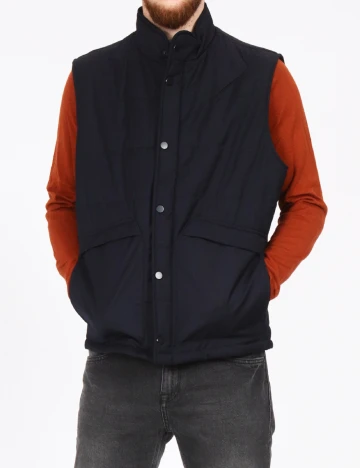 Vesta impermeabila Zara, bleumarin Albastru